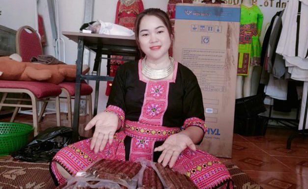 Thien thịt sấy