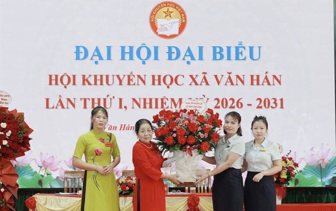 CFRC chúc mừng đại hội đại biểu Hội Khuyến Học xã Văn Hán – nhiệm kỳ 2026 – 2031