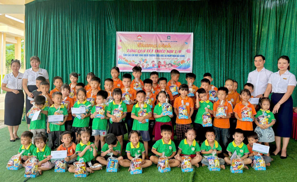CFRC Thái Nguyên_Trao yêu thương tới trẻ em khó khăn vùng cao Thái Nguyên nhân dịp Quốc tế Thiếu nhi 1/6
